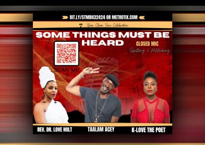 Some Things Must Be Heard: Spitting and Politicking Closed Mic 7 Year Clean Time Kick Off Celebration